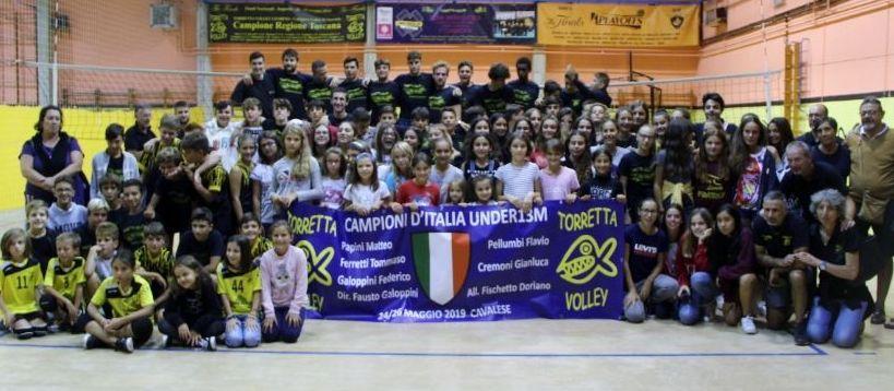 Volley Torretta, si riparte con lo scudetto sul petto 