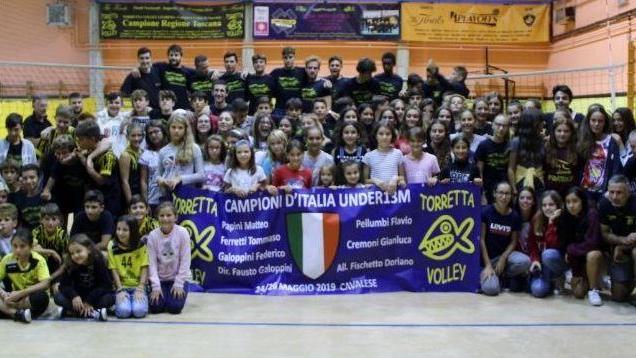 Volley Torretta, si riparte con lo scudetto sul petto