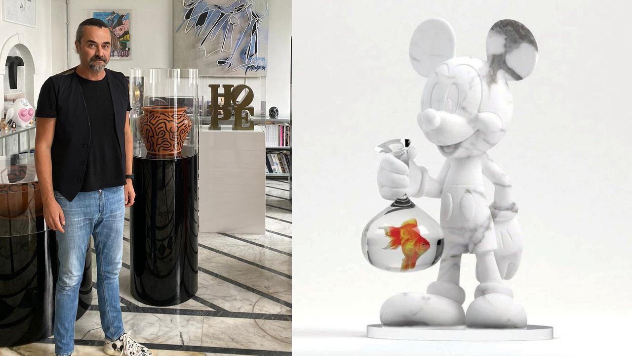 Gualtiero Vanelli e il topolino di marmo