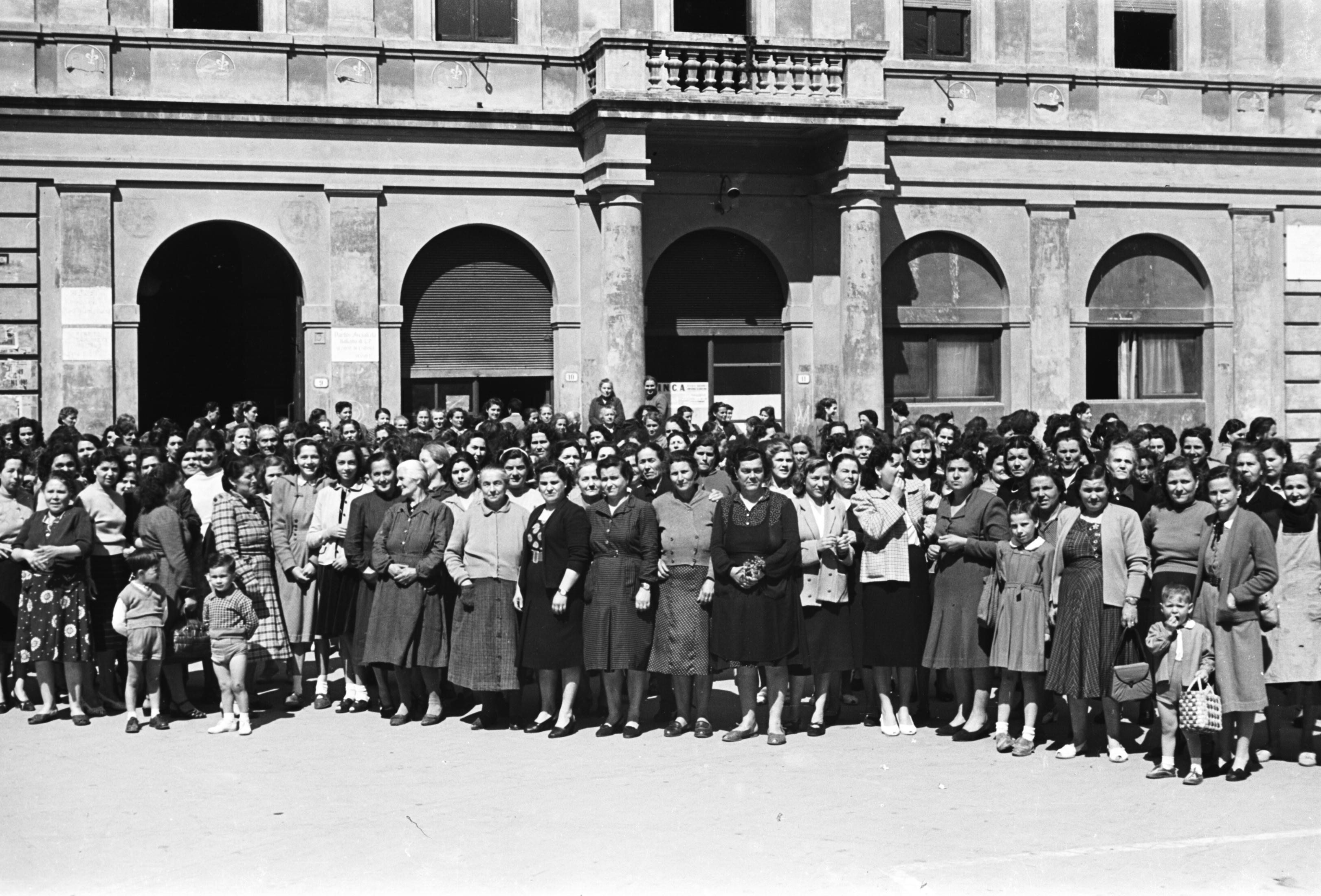 Le fiascaie negli anni Cinquanta (Archivio Foto Cine)