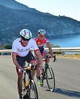 Il salto in sella e tre giri per 180 km in totale