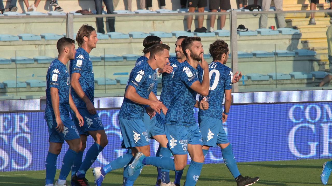L'esultanza degli azzurri
