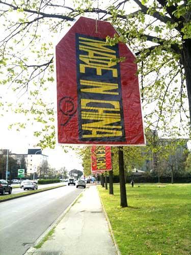 Maxicartellini “Made in China” contro i prodotti a basso costo 