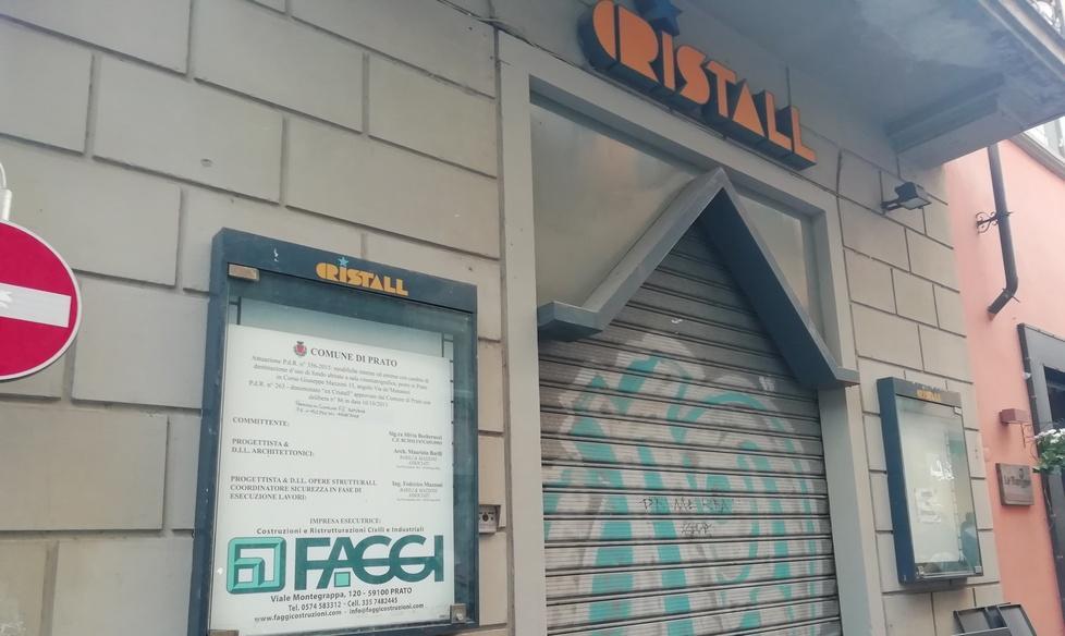 Lavori in corso all’ex Cristall di Corso Mazzoni