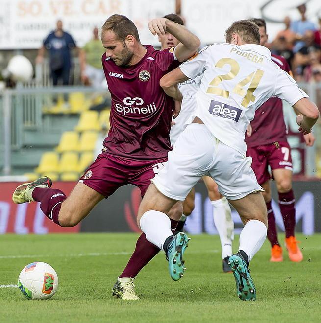 Raicevic, gol e messaggi «Ora c’è la zona-Livorno, basta gol presi nel finale»
