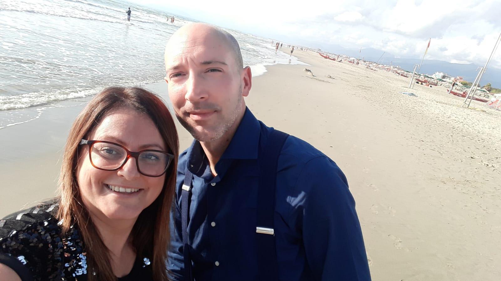 Paolo Perini e la moglie Laura Tassinari