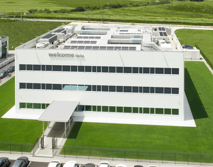 La sede di Pisa dell'azienda di telecomunicazioni Welcome Italia che compie 20 anni