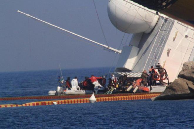 Iniziata la pulitura del fondale vicino alla Concordia 