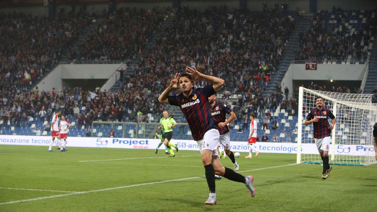 L'esultanza di Mattia Marchi dopo un gol: una scena che oggi i tifosi vogliono rivedere