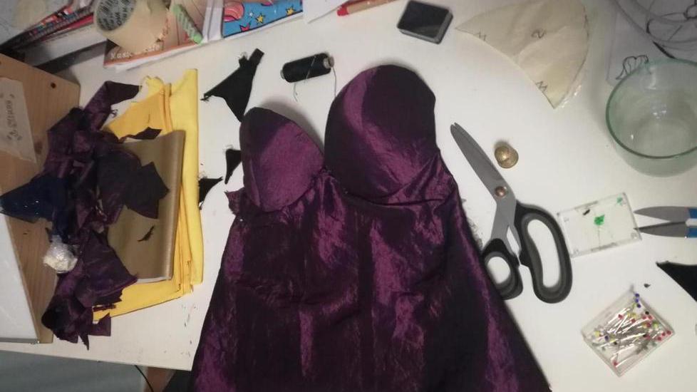 Cellophane, nastro adesivo e... la sorella gemella Così è nato il modello del mio costume