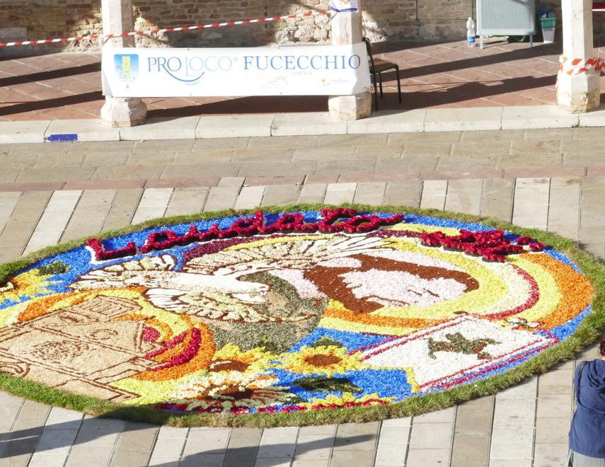Gli infioratori di Fucecchio conquistano Assisi con l’opera su S. Francesco