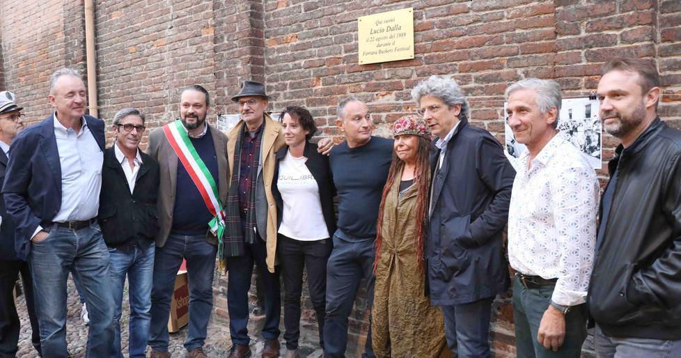 Una targa per Lucio Dalla