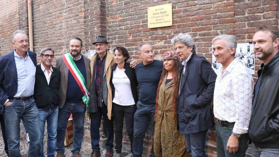 Una targa per Lucio Dalla