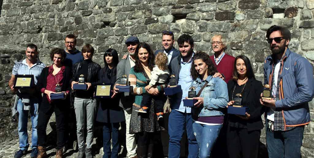 Il gruppo dei premiati