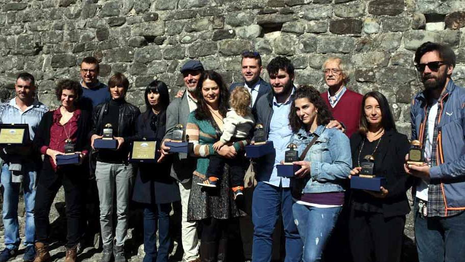 Il gruppo dei premiati