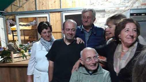 Festa grande a Cascio per gli ottant’anni di Benedetto Mathieu