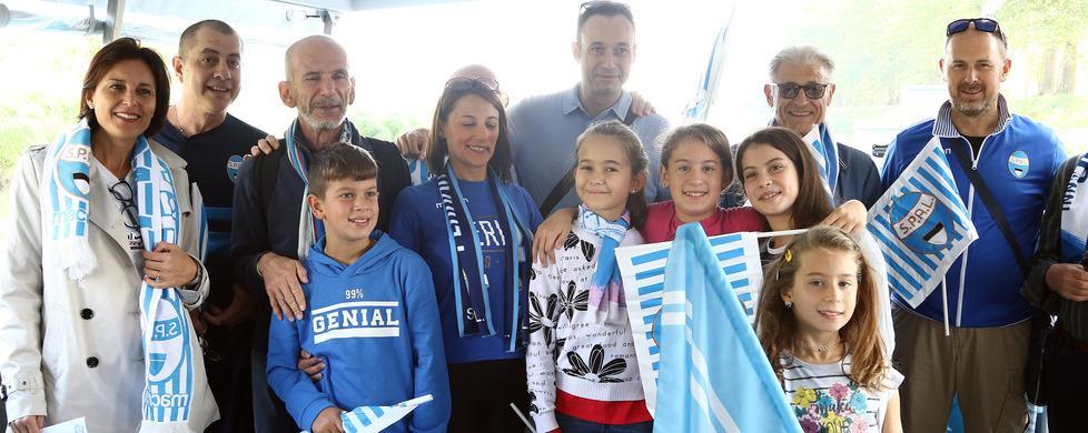 Da Vigarano a bordo del Boat Spal è tutta una festa biancazzurra