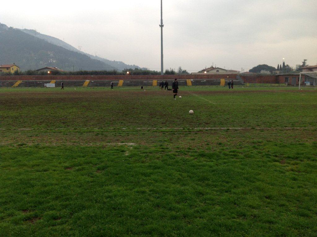 Il campo sportivo del Seravezza