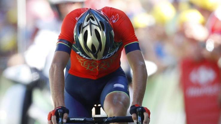 La delusione di Vincenzo Nibali