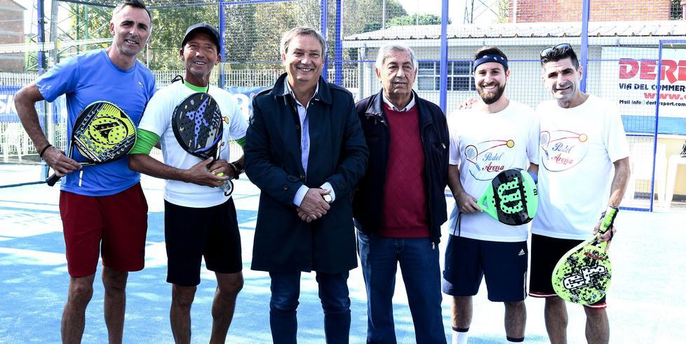 La nuova Padel Arena per il quartiere del Barco, padrino della struttura l'ex runner Di Napoli 