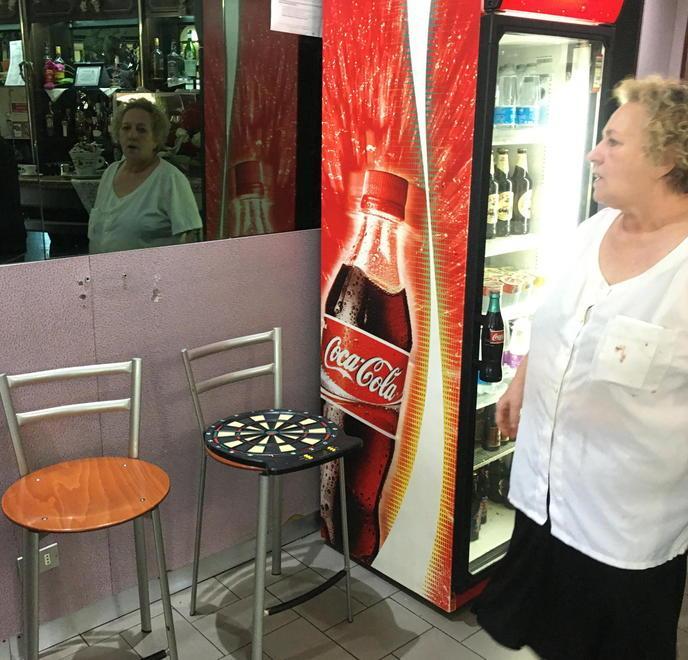 La titolare del bar visitato dai ladri