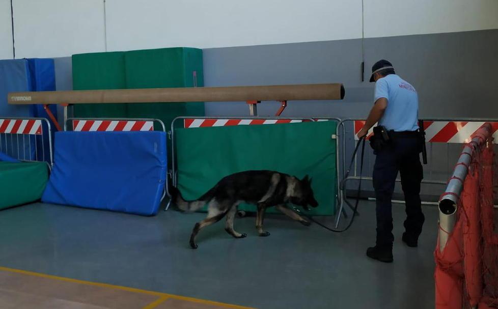 I cani della Municipale vanno a caccia di droga dentro le scuole superiori