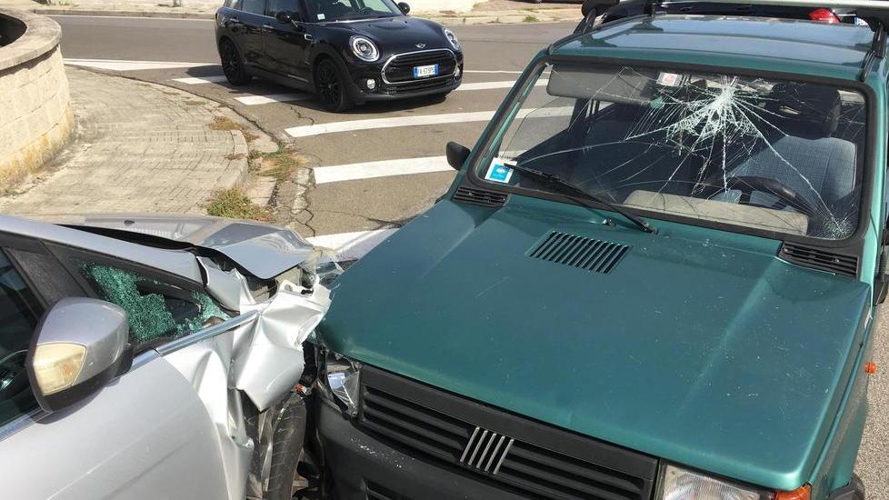 La scena dell'incidente (Foto Franco Silvi)