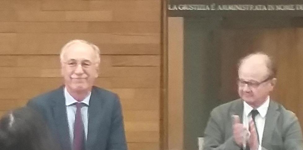 Il saluto del giudice gentiluomo dopo 43 anni di servizio 