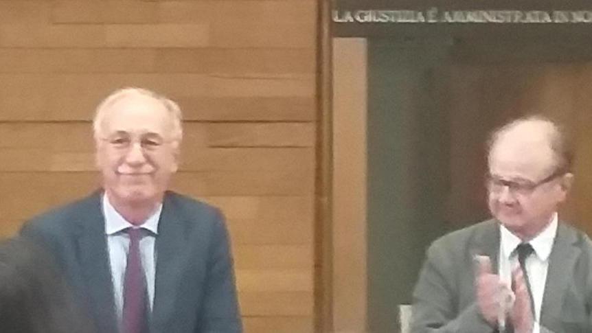 Il saluto del giudice gentiluomo dopo 43 anni di servizio