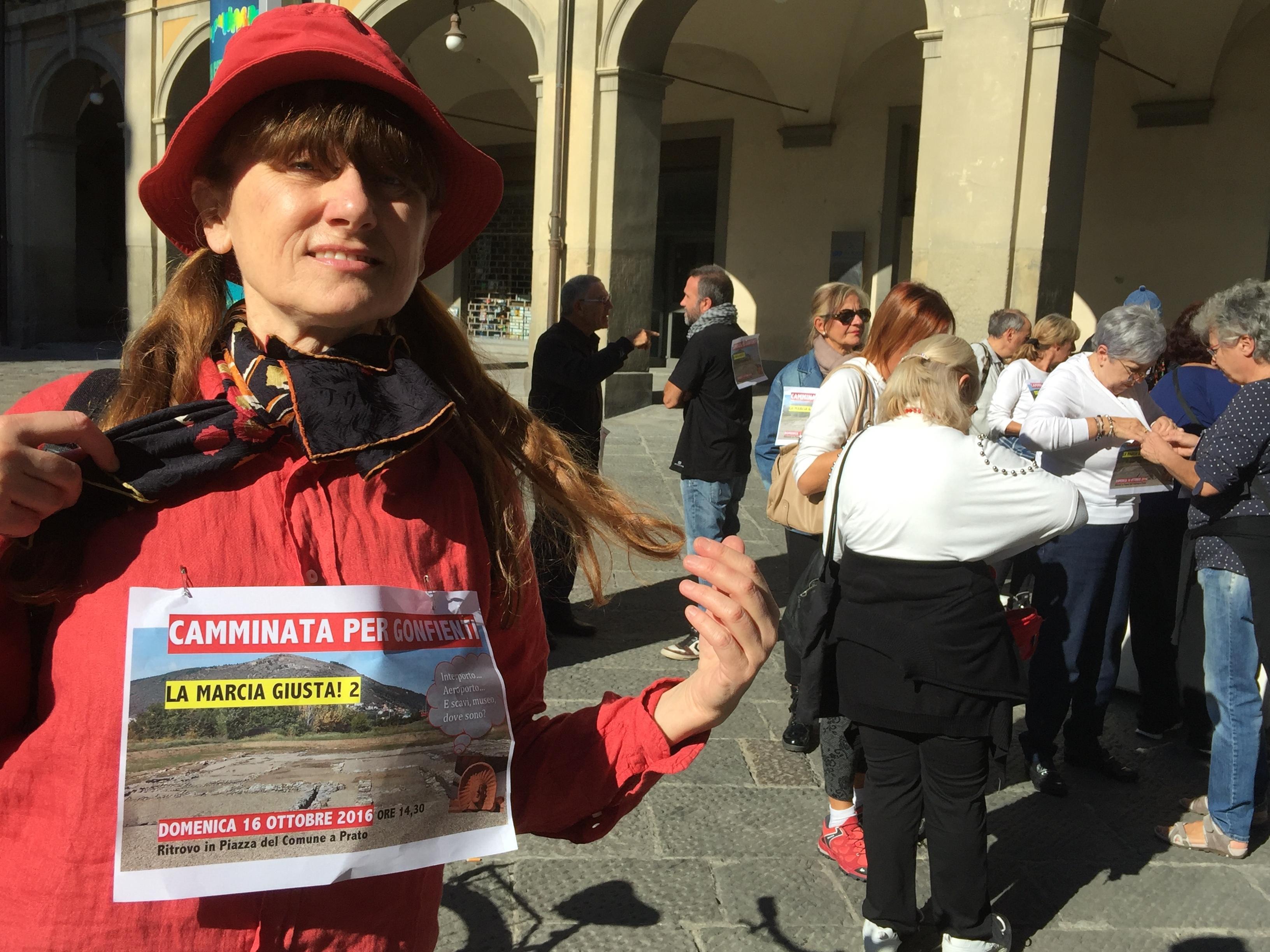 Maila Ermini organizzatrice della Camminata per Gonfienti (foto Batavia)