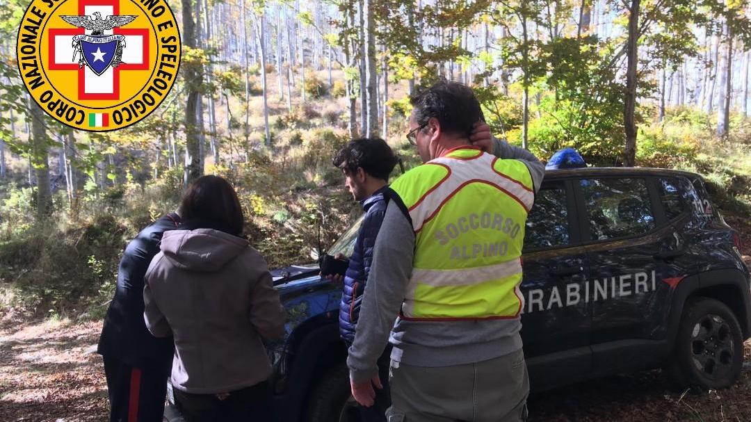 La coppia di Guastalla dispersa nei boschi di Cerreto Laghi e salvata da Soccorso alpino e carabinieri