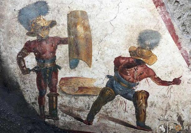 Nuova meraviglia: l’affresco dei gladiatori 