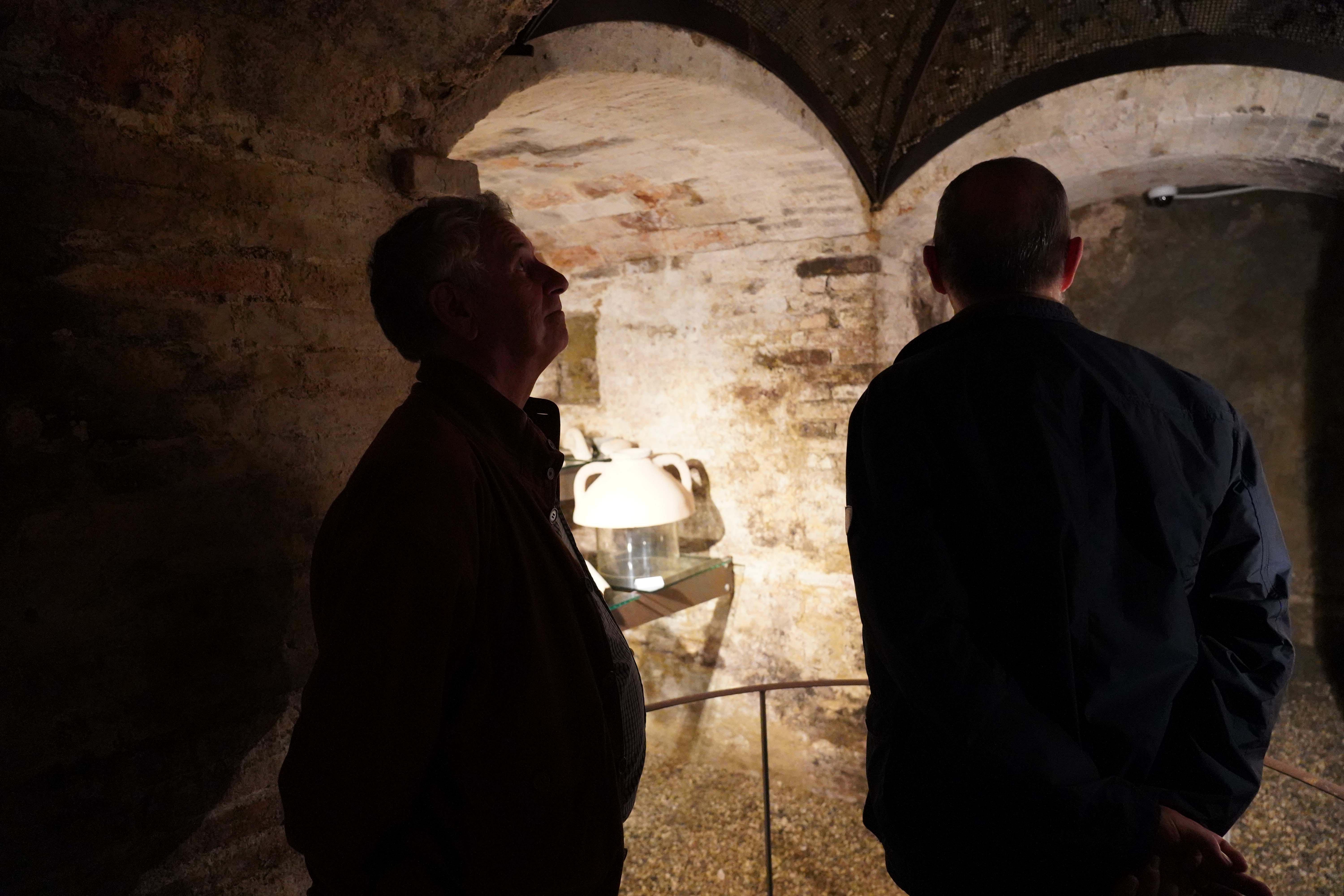 La visita dei lettori di Noi Tirreno al museo archeologico di Peccioli (foto Silvi)