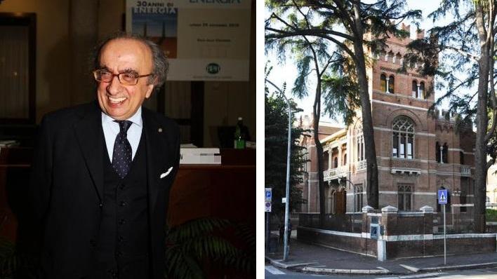 Il professor Alberto Clò, relatore del Forum Ambita al Villino Pastorelli di Grosseto (foto a destra, Bf)