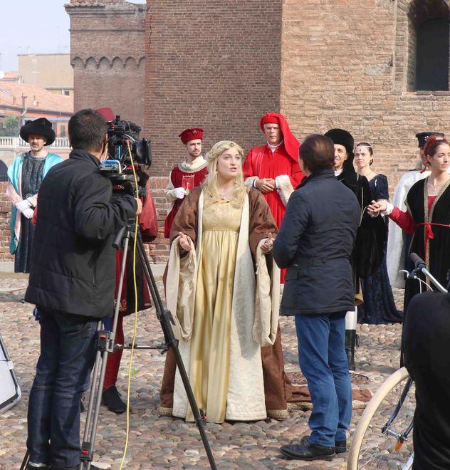 Le riprese televisive dedicate a Ferrara