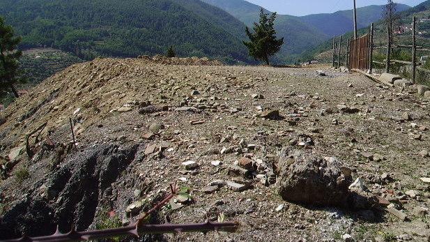 Piazzale con baracche e animali nel cuore verde del Monteferrato