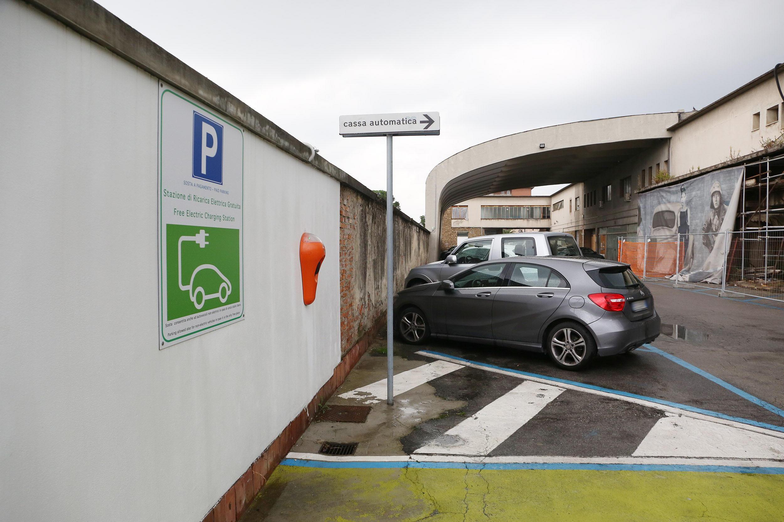 Stazione di ricarica delle auto elettriche