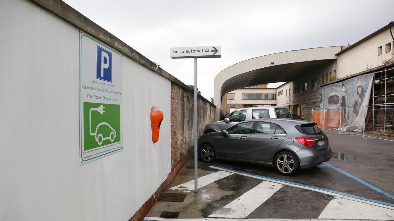 Stazione di ricarica delle auto elettriche