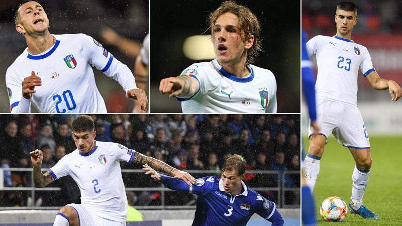Federico Bernardeschi, Nicolò Zaniolo, Gianluca Mancini, Giovanni Di Lorenzo