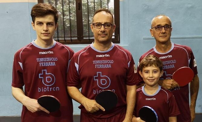 Il derby societario di Ferrara conquistato dalla squadra B Debutto di Pietro Andreoli
