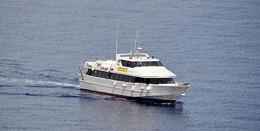 Una delle navi della compagnia accusata di aver evaso l’Iva