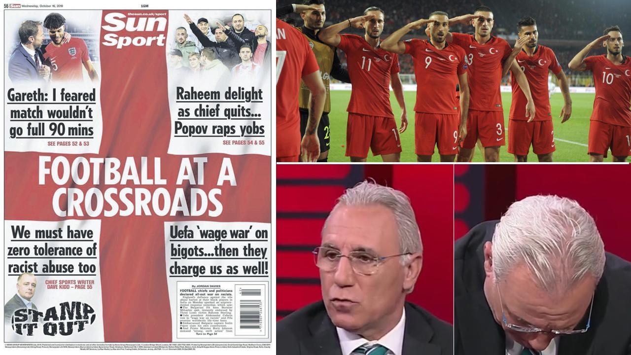 La prima pagina del Sun, il saluto dei giocatori turchi e le lacrime di Stoichkov in tv