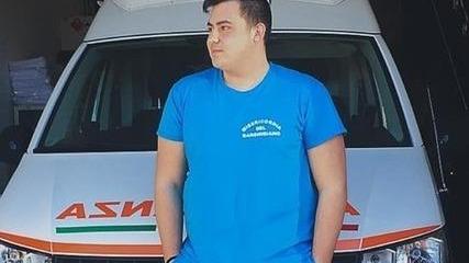 Francesco Tontini con la divisa da volontario