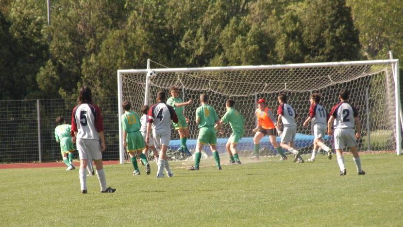 Una partita di calcio giovanile (Foto d'archivio)