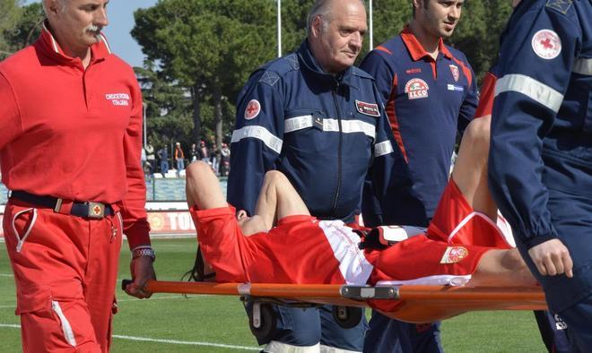 Per Consonni stagione finita: rotto il malleolo