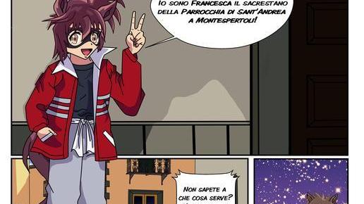 Francesca, la volontaria fumettista che dedica un’opera alla Misericordia