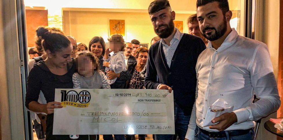 Un successo la cena in favore di Micol Raccolti 4000 euro 