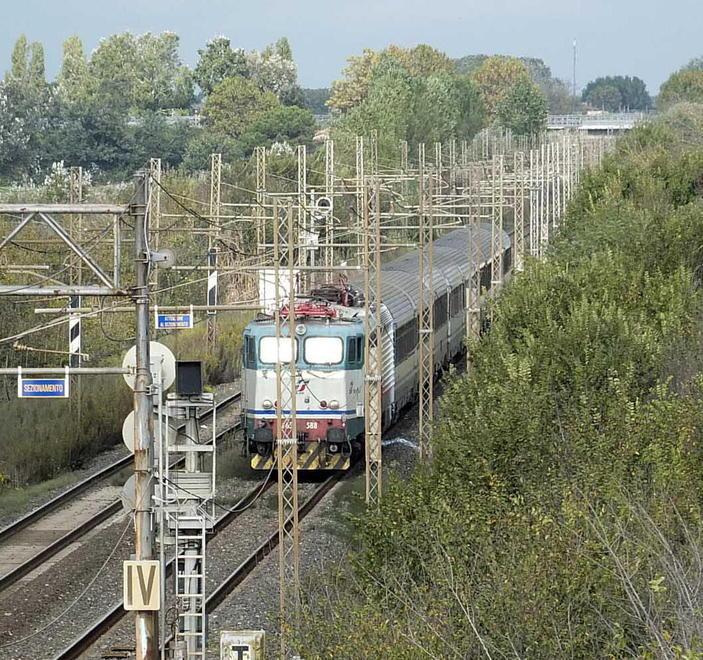 Principio d’incendio al treno dei leghisti diretti a Roma 