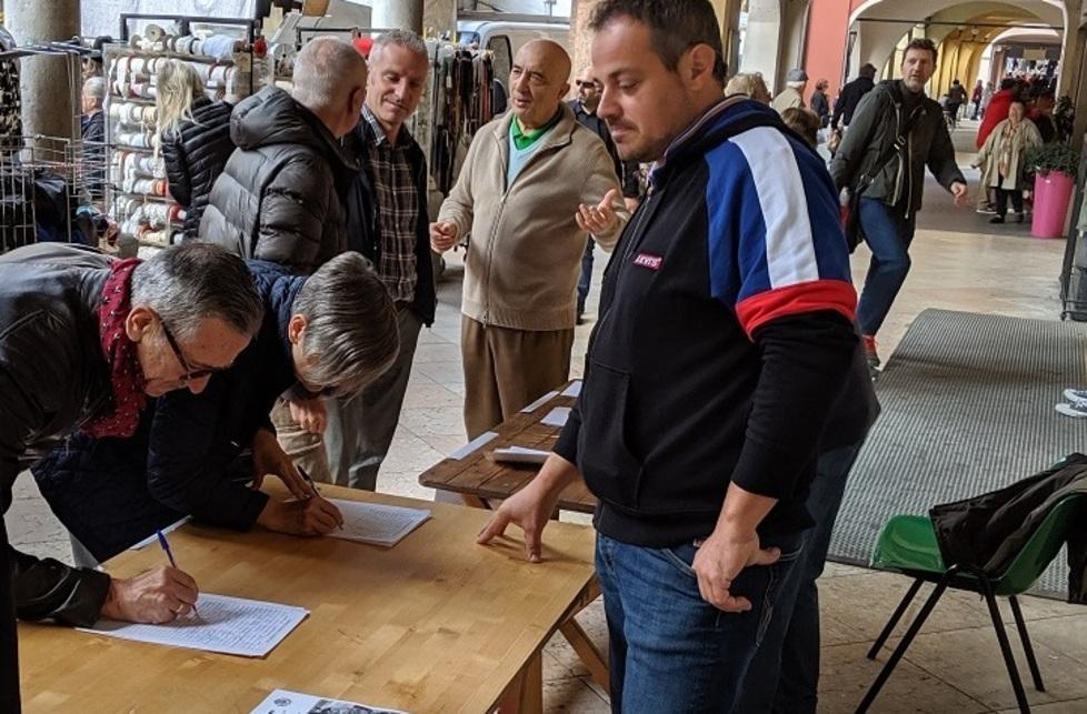 Tracciato Sud 500 firme raccolte in due giorni