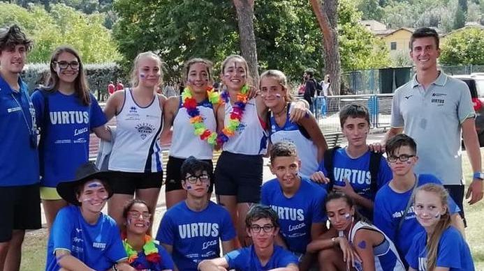 Virtus, il settore giovanile conquista podi e medaglie nelle staffette e nei lanci